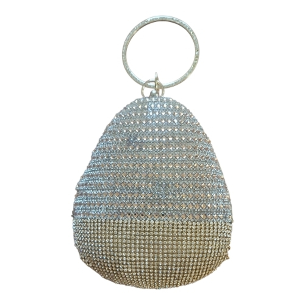 Elegant Silver Rhinestone Women's Bag